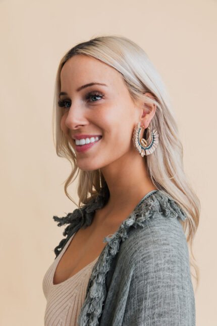 Nautilia Raffia Earrings