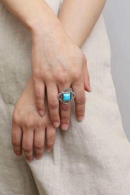 Turquoise Ring - Square