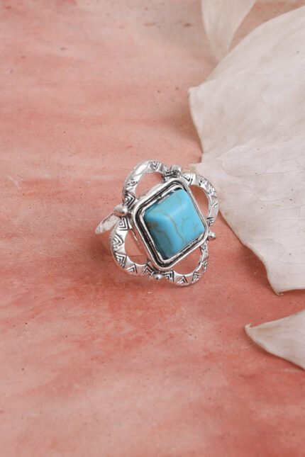 Turquoise Ring - Square