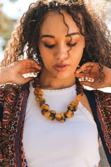 amber necklace