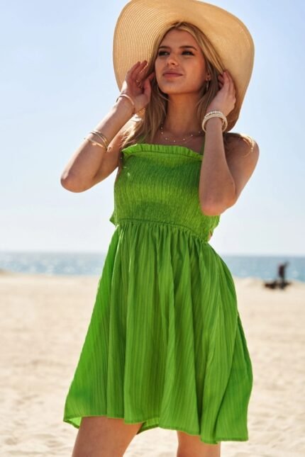 Arya Open Back Mini Dress