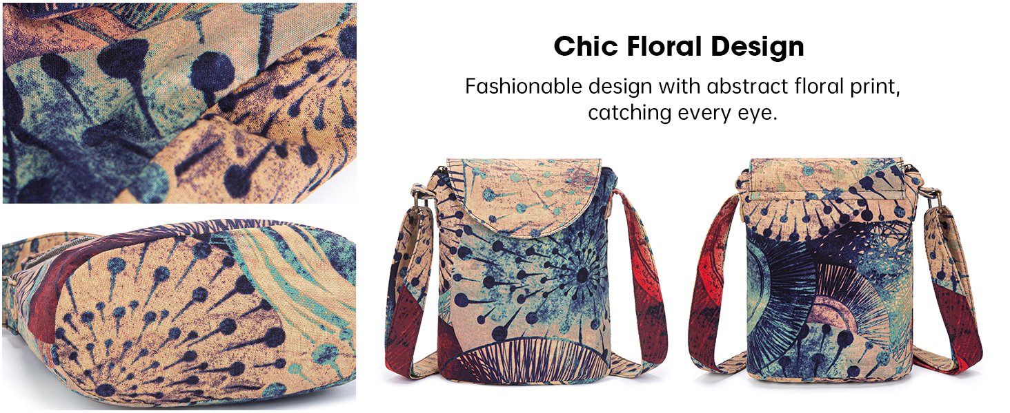 floral crossbody bag