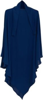 Solid Khimar Abaya — Long-Sleeve Maxi Dress - Image 19