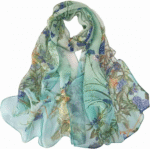 Floral Sheer Lightweight Women’s Scarf | Shawl Wrap - Image 4