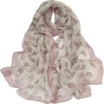 Floral Sheer Lightweight Women’s Scarf | Shawl Wrap - Image 34
