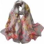 Floral Sheer Lightweight Women’s Scarf | Shawl Wrap - Image 26