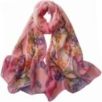 Floral Sheer Lightweight Women’s Scarf | Shawl Wrap - Image 2