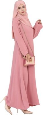 Modest Muslim Abaya Dress – Solid Long Sleeve - Image 14
