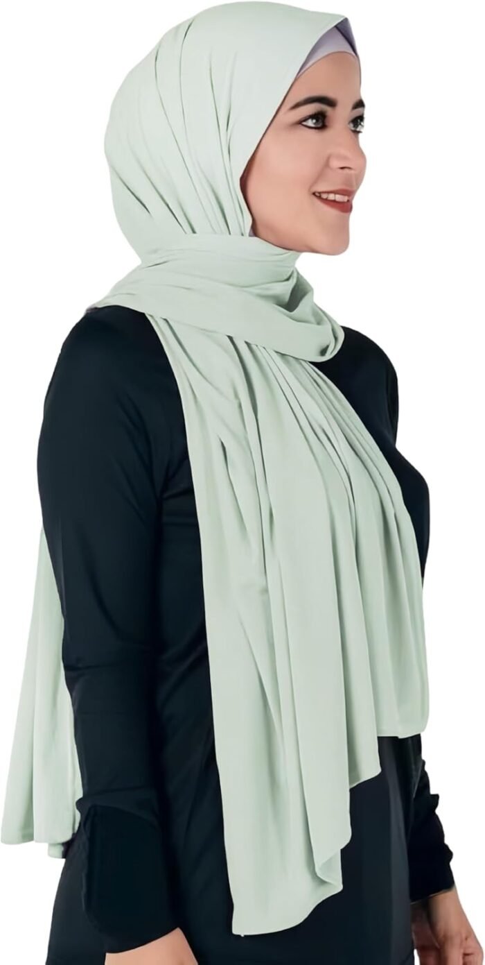 Opaque Jersey Maxi Hijab Scarf – Premium Non-See-Through - Image 34