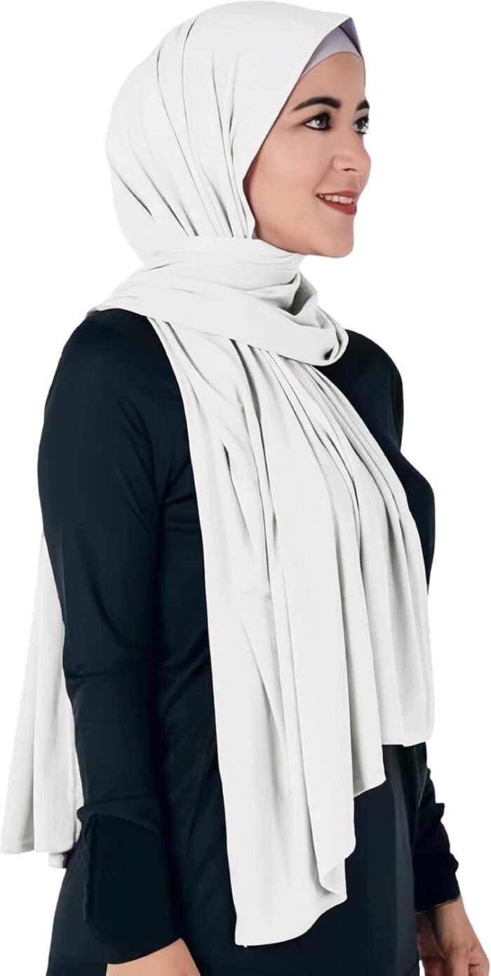 Opaque Jersey Maxi Hijab Scarf – Premium Non-See-Through - Image 16