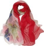 Floral Sheer Lightweight Women’s Scarf | Shawl Wrap - Image 22