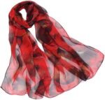 Floral Sheer Lightweight Women’s Scarf | Shawl Wrap - Image 31