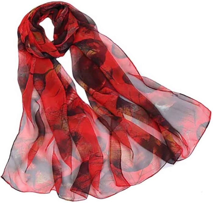 Floral Sheer Lightweight Women’s Scarf | Shawl Wrap - Image 31