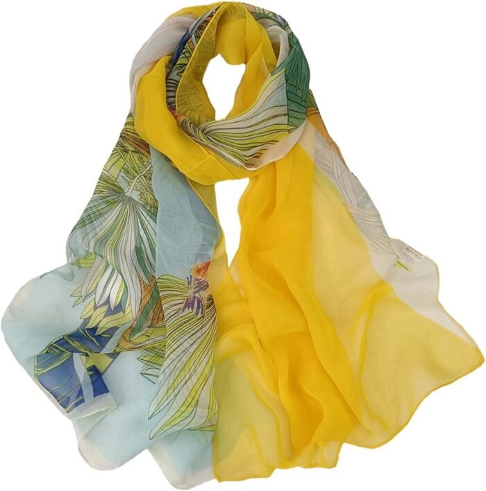 Floral Sheer Lightweight Women’s Scarf | Shawl Wrap - Image 33