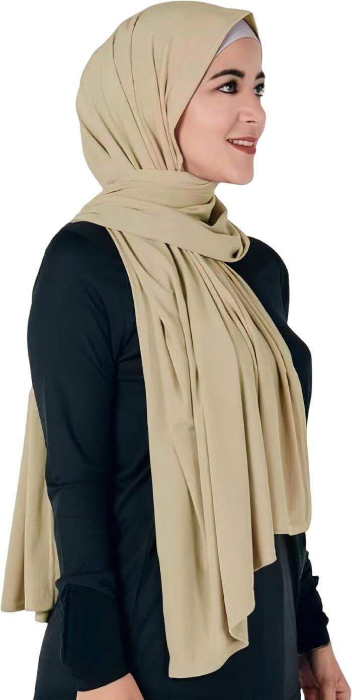 Opaque Jersey Maxi Hijab Scarf – Premium Non-See-Through - Image 13