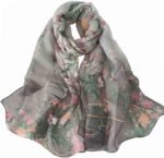 Floral Sheer Lightweight Women’s Scarf | Shawl Wrap - Image 18
