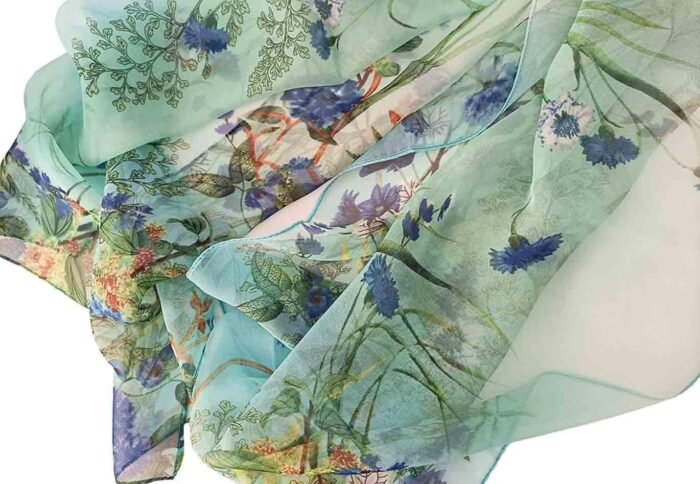 Floral Sheer Lightweight Women’s Scarf | Shawl Wrap - Image 6