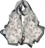 Floral Sheer Lightweight Women’s Scarf | Shawl Wrap - Image 42