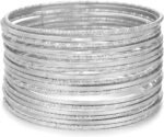 16Pcs Gold Bangle Bracelets for Women - Multi Layer Stackable Textured Bracelets Boho Jewelrys Set - Image 20