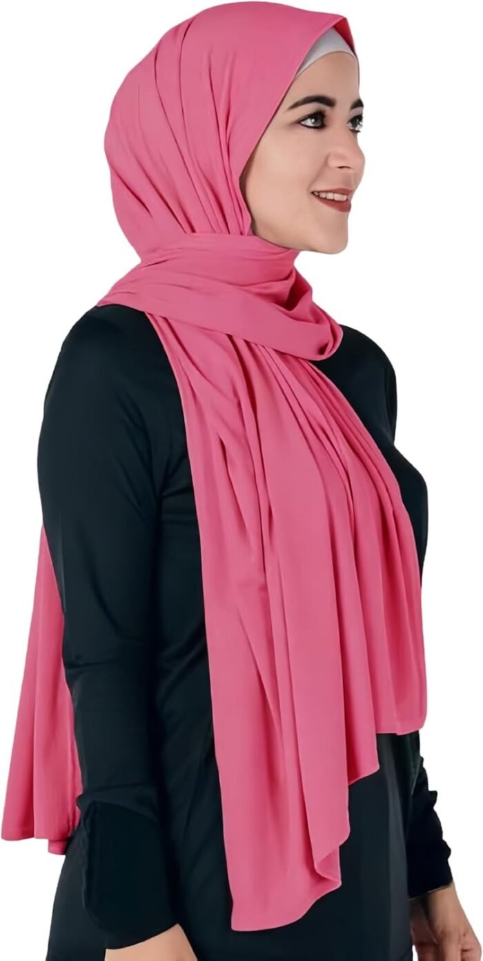 Opaque Jersey Maxi Hijab Scarf – Premium Non-See-Through - Image 27