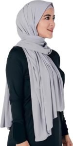 Opaque Jersey Maxi Hijab Scarf – Premium Non-See-Through - Image 37