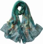 Floral Sheer Lightweight Women’s Scarf | Shawl Wrap - Image 38