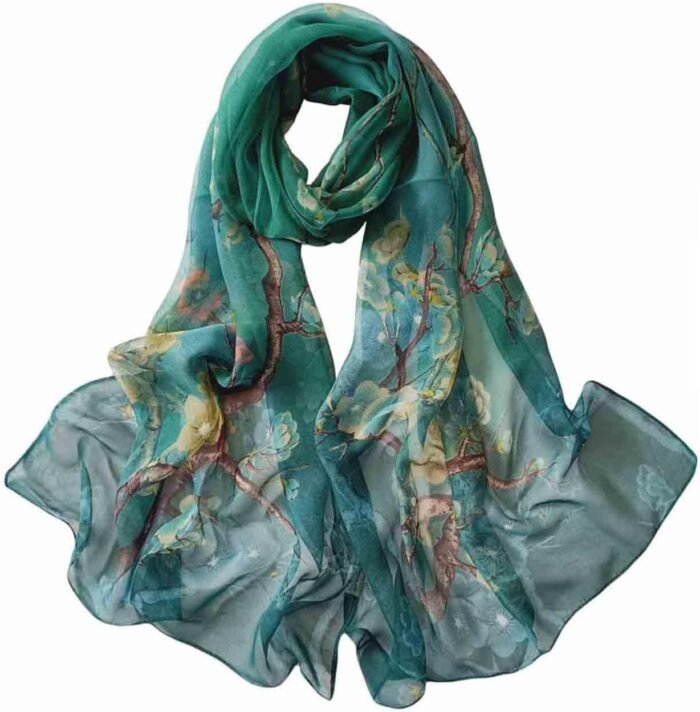 Floral Sheer Lightweight Women’s Scarf | Shawl Wrap - Image 38