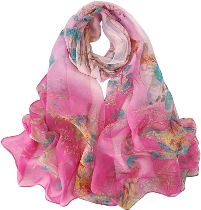 Floral Sheer Lightweight Women’s Scarf | Shawl Wrap - Image 20