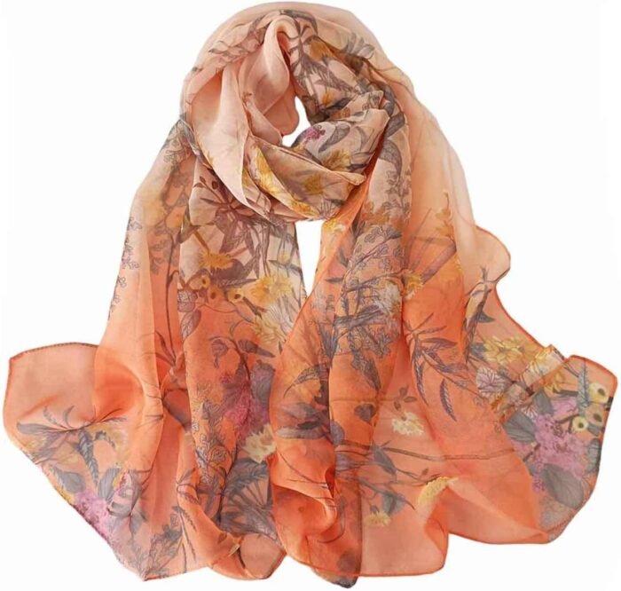Floral Sheer Lightweight Women’s Scarf | Shawl Wrap - Image 30