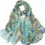 Floral Sheer Lightweight Women’s Scarf | Shawl Wrap