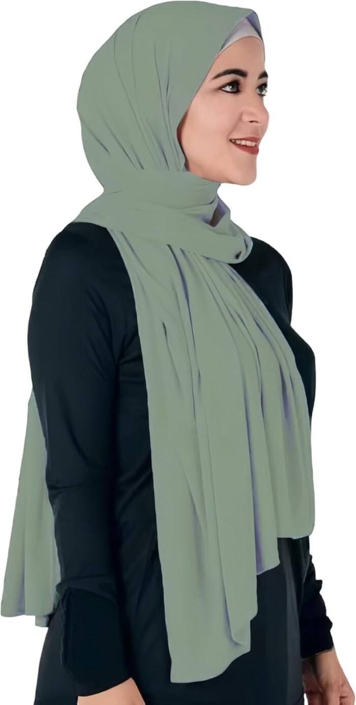 Opaque Jersey Maxi Hijab Scarf – Premium Non-See-Through - Image 39