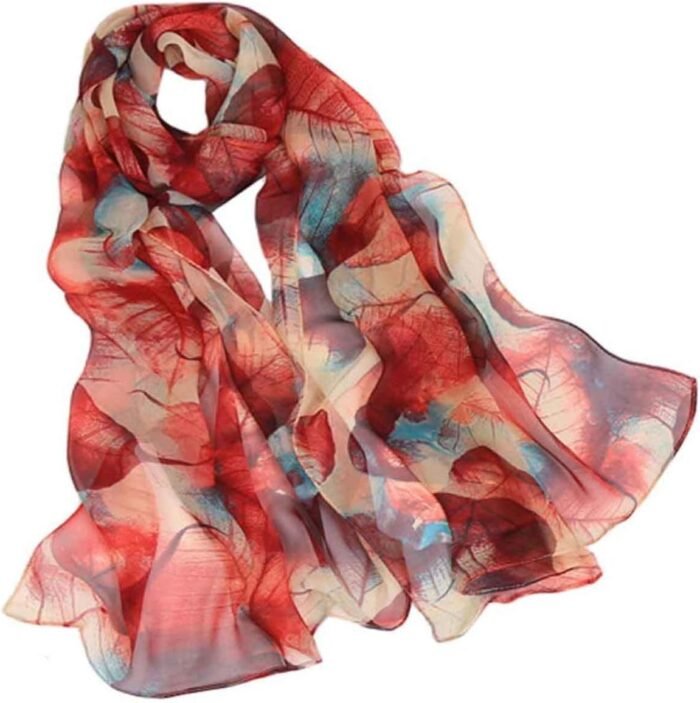 Floral Sheer Lightweight Women’s Scarf | Shawl Wrap - Image 37