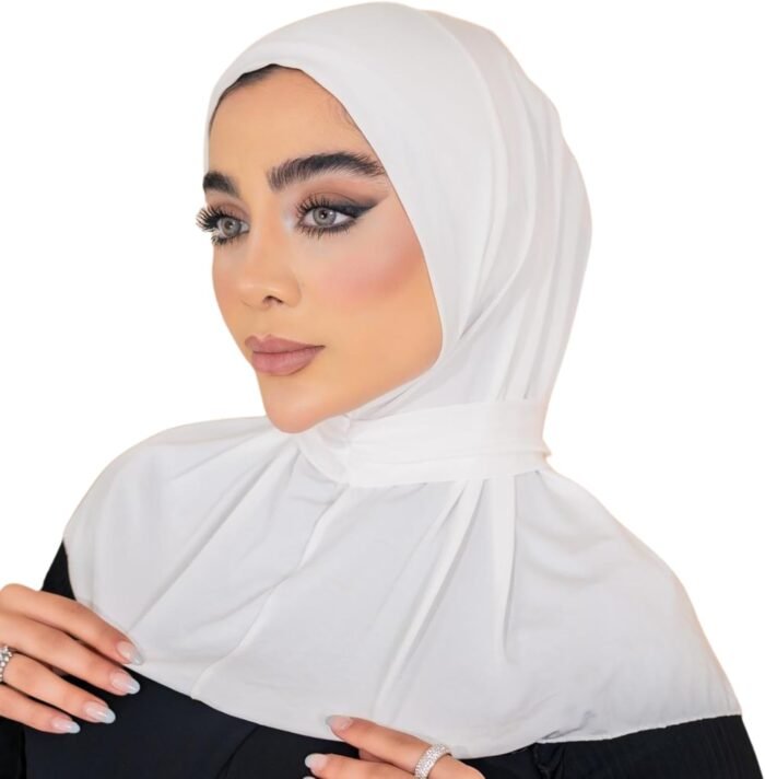 Premium Stretch Polyester Hijab Scarf – Women’s Islamic Head Cover - Image 12