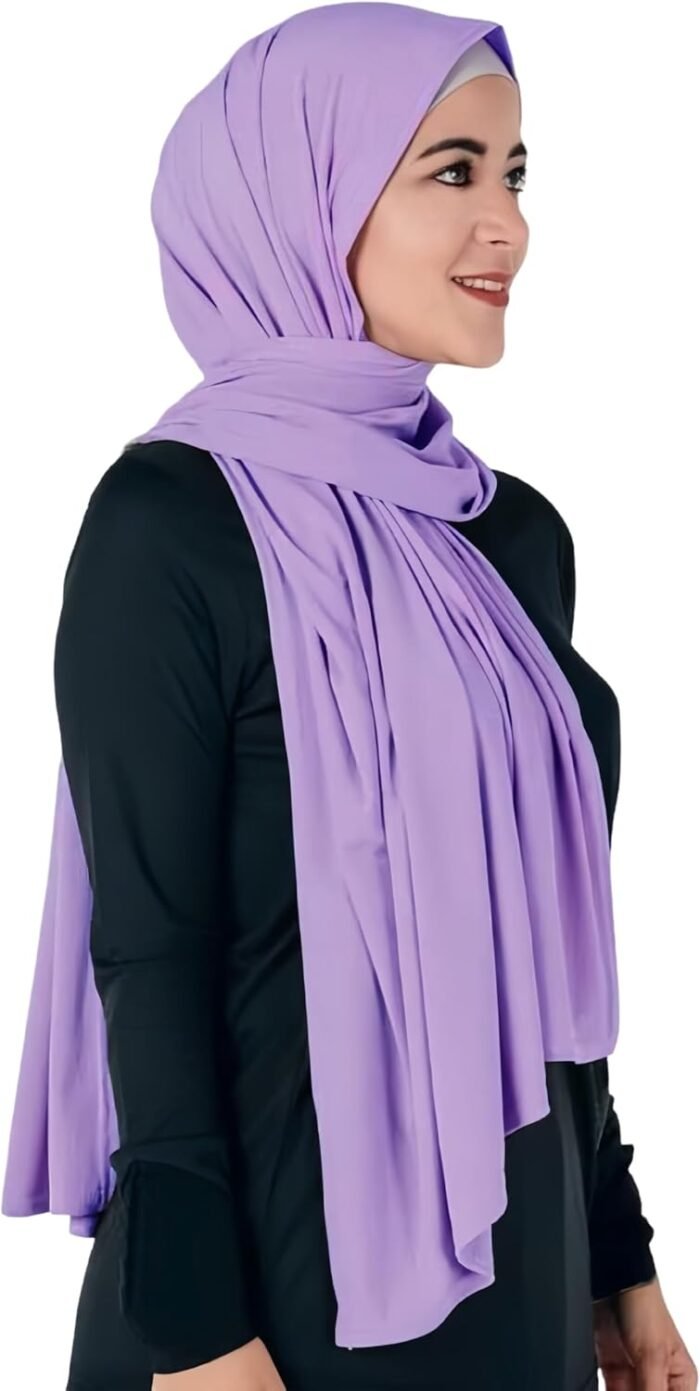 Opaque Jersey Maxi Hijab Scarf – Premium Non-See-Through - Image 41