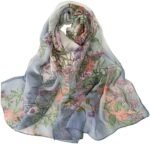 Floral Sheer Lightweight Women’s Scarf | Shawl Wrap - Image 3