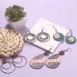 Boho Vintage Dangle Earrings Set – Sunflower & Geo 10-Pairs - Image 6