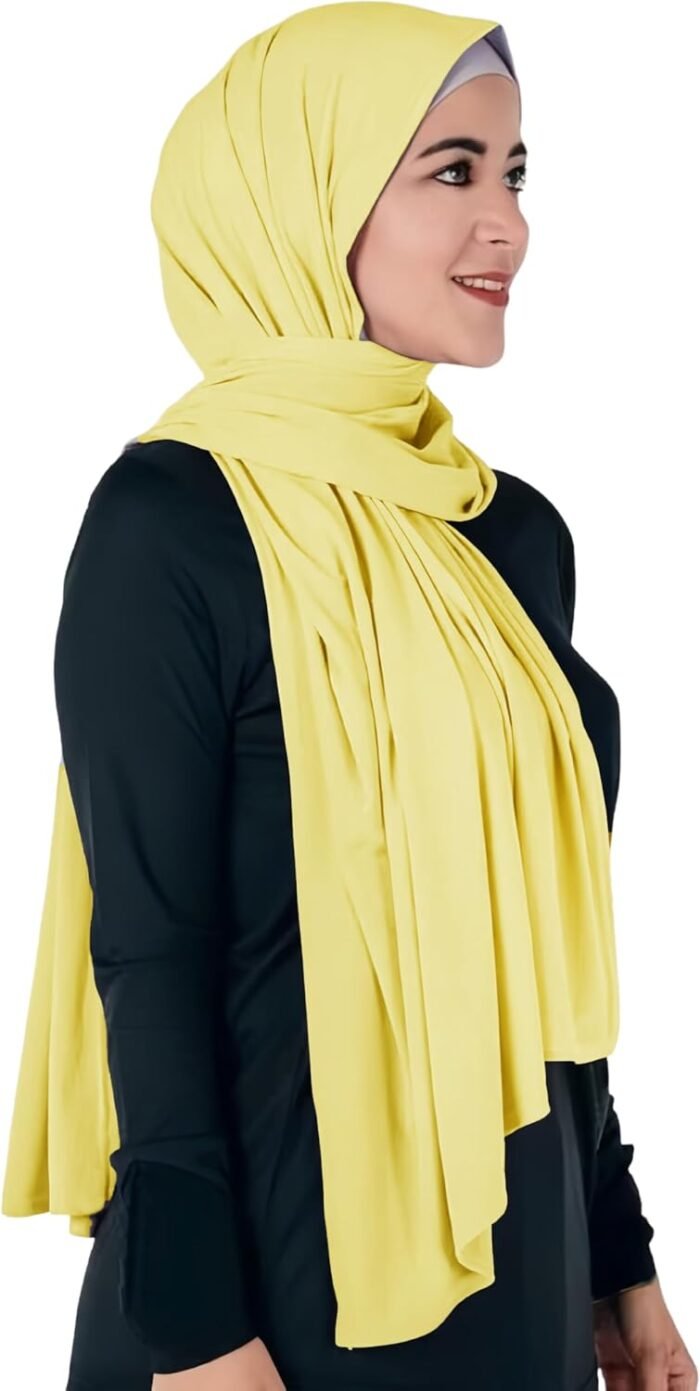 Opaque Jersey Maxi Hijab Scarf – Premium Non-See-Through - Image 47