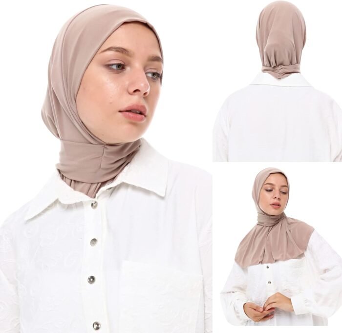 Premium Stretch Polyester Hijab Scarf – Women’s Islamic Head Cover - Image 9