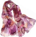 Floral Sheer Lightweight Women’s Scarf | Shawl Wrap - Image 23