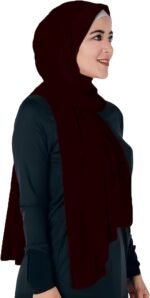 Opaque Jersey Maxi Hijab Scarf – Premium Non-See-Through - Image 42