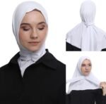 Premium Stretch Polyester Hijab Scarf – Women’s Islamic Head Cover - Image 13