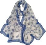 Floral Sheer Lightweight Women’s Scarf | Shawl Wrap - Image 40