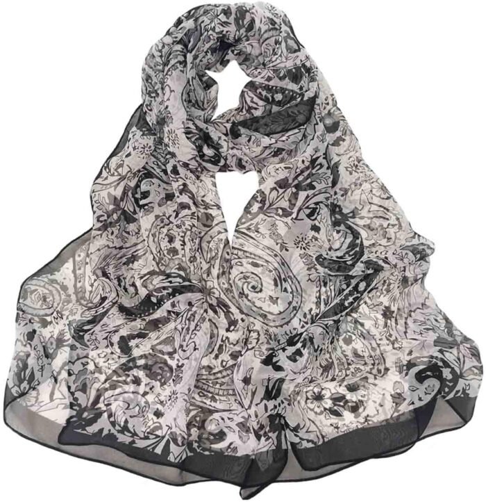 Floral Sheer Lightweight Women’s Scarf | Shawl Wrap - Image 8