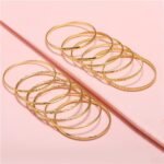 16Pcs Gold Bangle Bracelets for Women - Multi Layer Stackable Textured Bracelets Boho Jewelrys Set - Image 6