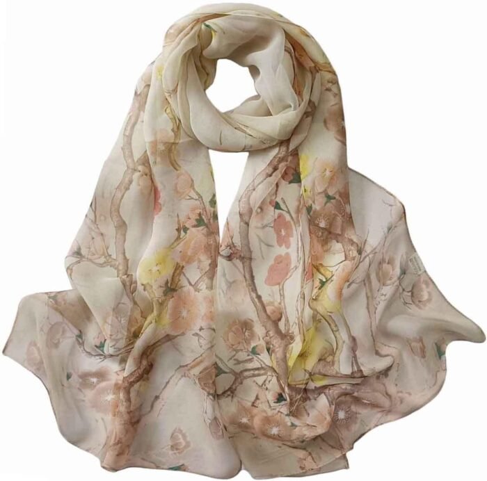 Floral Sheer Lightweight Women’s Scarf | Shawl Wrap - Image 13