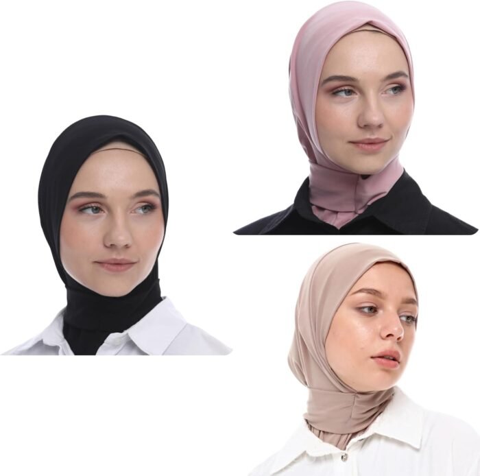 Premium Stretch Polyester Hijab Scarf – Women’s Islamic Head Cover - Image 10