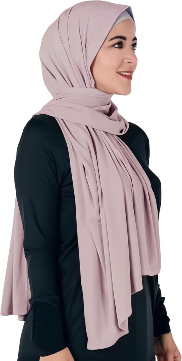 Opaque Jersey Maxi Hijab Scarf – Premium Non-See-Through - Image 29