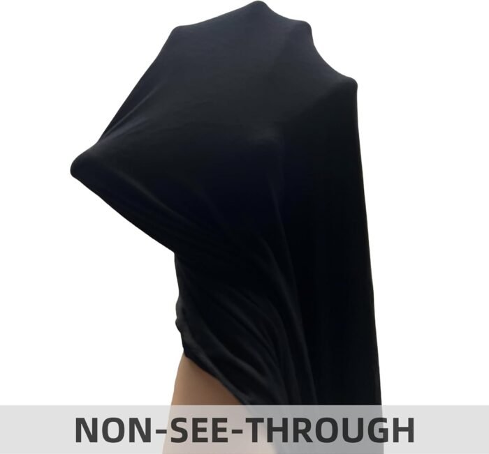 Opaque Jersey Maxi Hijab Scarf – Premium Non-See-Through - Image 7