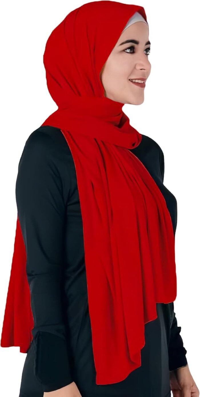 Opaque Jersey Maxi Hijab Scarf – Premium Non-See-Through - Image 49