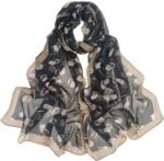 Floral Sheer Lightweight Women’s Scarf | Shawl Wrap - Image 41